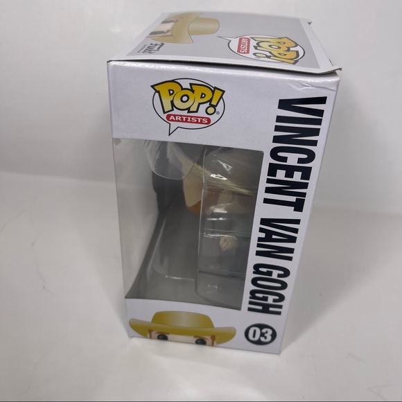 NIB Funko POP! ARTIST : VINCENT : #03 VINCENT VAN GOGH - Picture 4 of 5